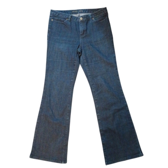 Vintage Michael Kors Low Rise Straight Boot Leg Jeans Y2K Women's size 6 P - Picture 1 of 10